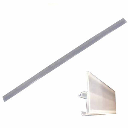 PORTAPREZZI PVC 100x4,0 AGGANCIO UNIVERSAL CEFLA