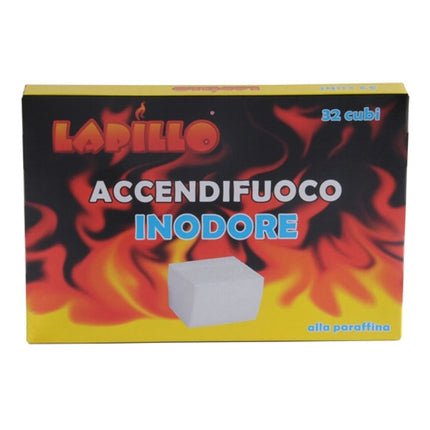 ACCENDITORE CUBETTI PARAFFINA Pz 32 LAPILLO 07549