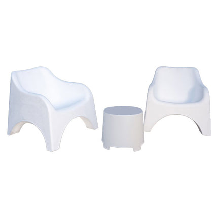 SALOTTINO SET CLOUD BIANCO Pz 3 PROGARDEN