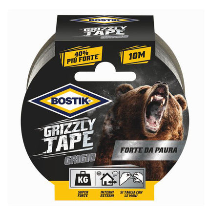 NASTRO GRIZZLY TAPE mm 50 m 10 GRIGIO BOSTIK