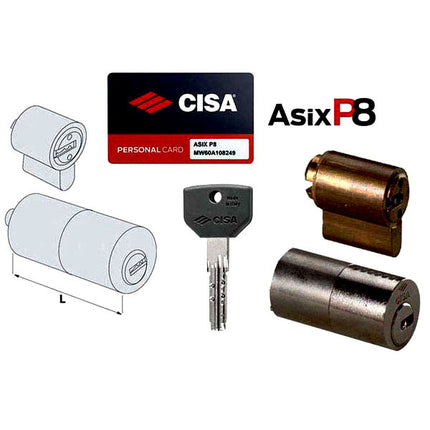 CILINDRO APP.TONDO DOPPIO 55 0Q150-00-0 CISA