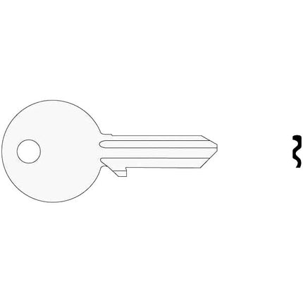 CHIAVE CILINDRI 4 SPINE SX 01320-00-2 CISA
