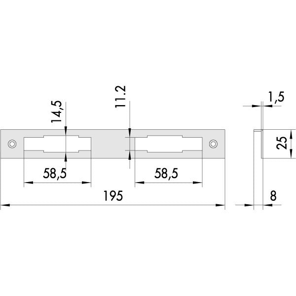 CONTROPIASTRA SERRATURE 06226-00-0 CISA