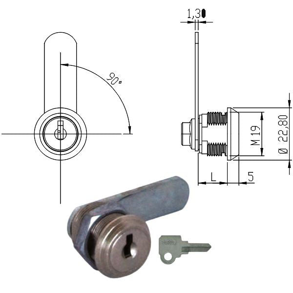 CILINDRO LEVETTA mm 30 163425 OMR