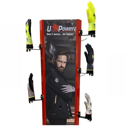 KIT MANI ESPOSITORE GUANTI TERRA Pz 5 UPOWER