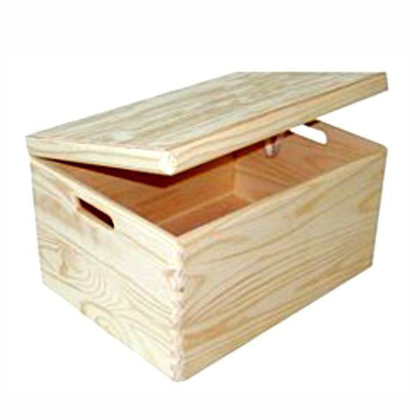 CONTENITORE BOX LEGNO PRATICA cm 40x30 h 25 XTRA