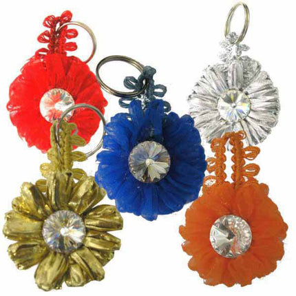 PORTACHIAVI SWAROVSKI ARGENTO