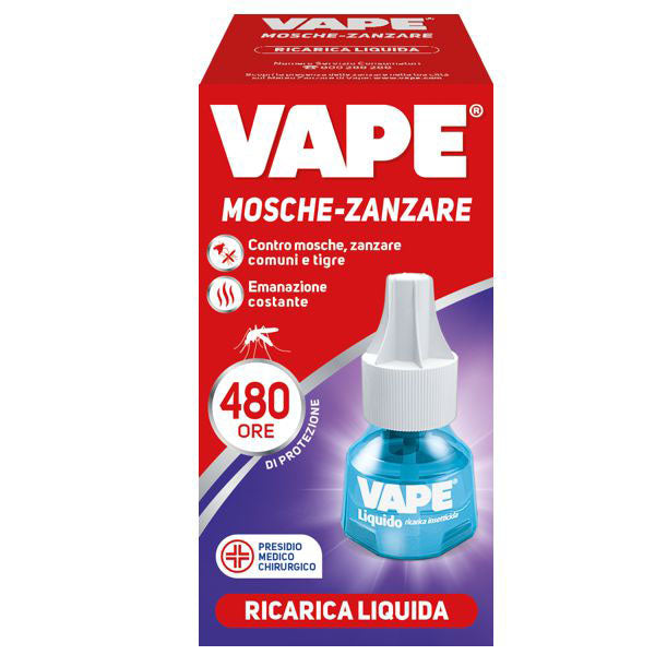 RICARICA ELETTROEM. 60 NOTTI MOSCHE/ZANZARE VAPE