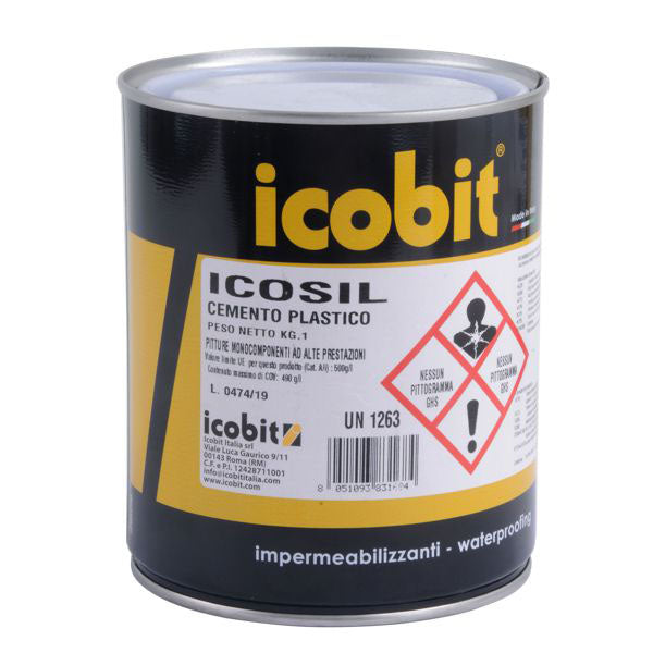 CEMENTO PLASTICO ICOSIL kg 1 ICOBIT