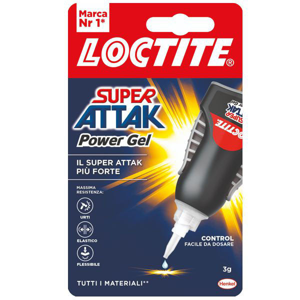 COLLA SUPERATTAK POWER GEL g 3 CONTROL LOCTITE