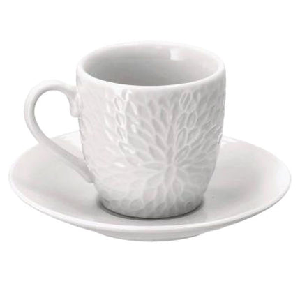 TAZZA CAFFE PORCELLANA RAMI Pz 6 AD