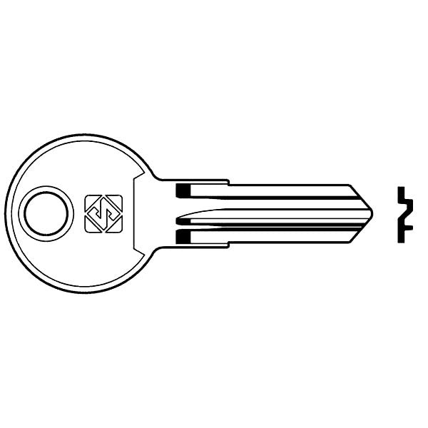 EU15 CHIAVE CIL.EURO LOCKS 5 SPINE SIMMETR.