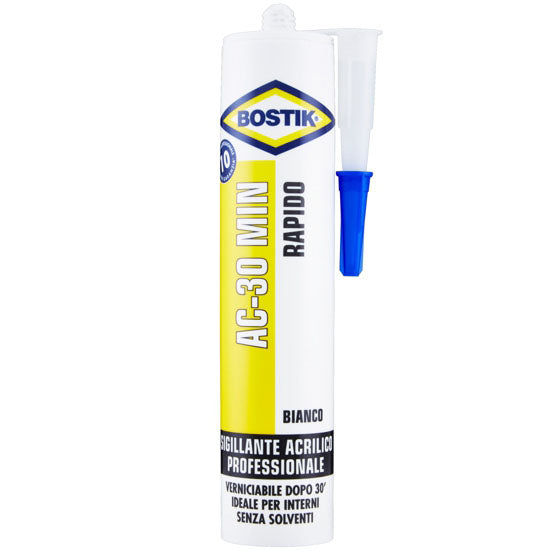 SILICONE ACRILICO RAPIDO BIANCO ml 300 BOSTIK