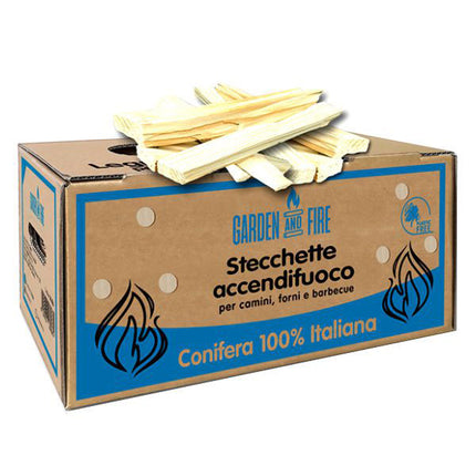 LEGNO STECCHETTE ACCENDIFUOCO kg 2,5 GARDEN FIRE