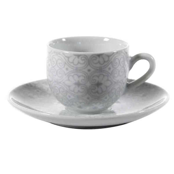 TAZZA CAFFE PORCELLANA DAMASCO Pz 6 PASSIONECASA