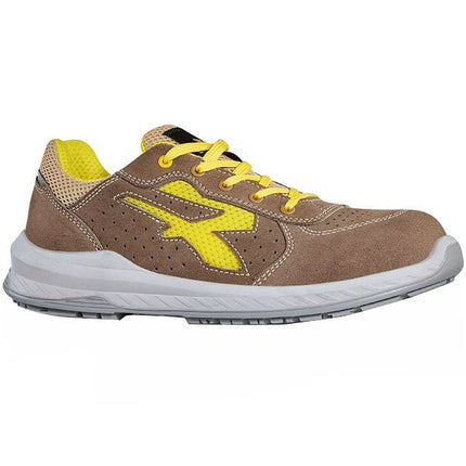 SCARPE REFLEX MARRONE/GIALLO BASSE 39 S1P UPOWER