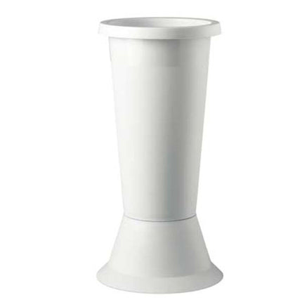 VASO FIORI JOLLY BASE BIANCO cm 14 h 35 ERBA