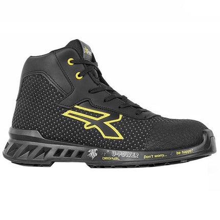 SCARPE JOE NERO/GIALLO ALTE 39 S3 UPOWER