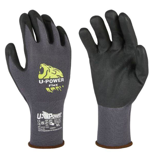 GUANTI NITRILE FLEX GRIGI 7 UPOWER