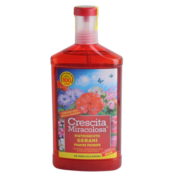 CONCIME LIQUIDO GERANI ml 750 CRESCITA MIRACOLOSA