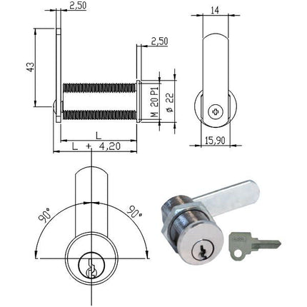 CILINDRO LEVETTA mm 41 63255 OMR