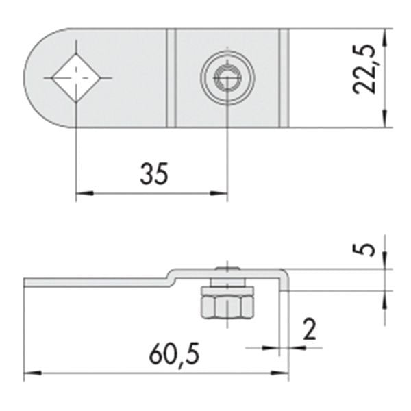 SBALZO ASTE mm 60,5 Pz 2 06418-00-0 CISA