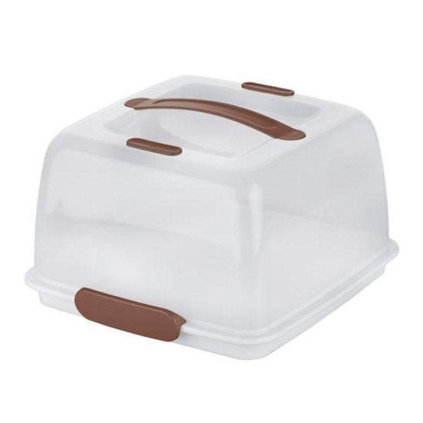 CONTENITORE QUAD TORTA 28x28 h 16 DELICIA TESCOMA