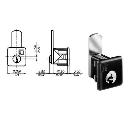 CILINDRO LEVETTA mm 17,3 CLIP IN 2352 MERONI