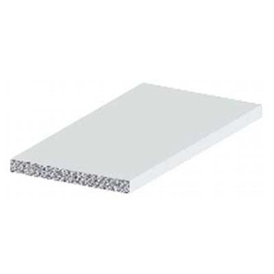 PVC PIATTO mm 24x3,0 h 100 BIANCO