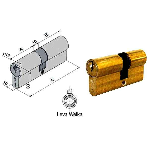 CILINDRO INFILARE 54-22-22 600.22.22 WELKA