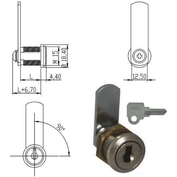 CILINDRO LEVETTA mm 16 162500 OMR