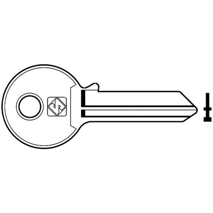 CHIAVE CIL.FASEM 5 SPINE SIMMETRICA