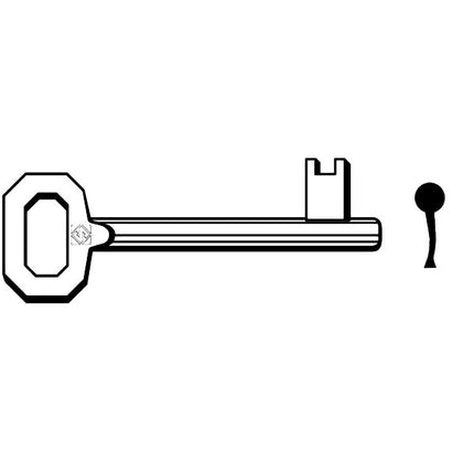 CHIAVE PATENT CORNI PASSEPARTOUT