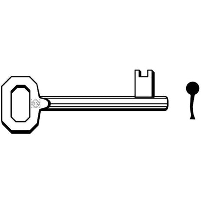 CHIAVE PATENT CORNI PASSEPARTOUT