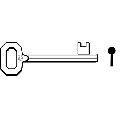 CHIAVE PATENT CORNI PASSEPARTOUT