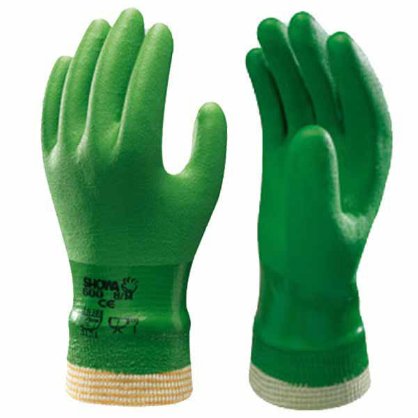 GUANTI PVC 600 VERDI