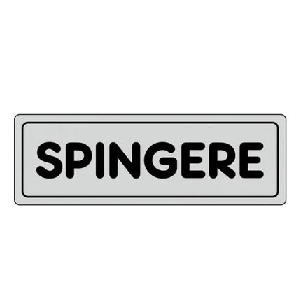 ETICHETTA SPINGERE