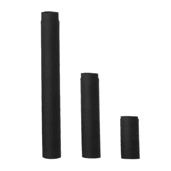 TUBO ACCIAIO 2MM PELLET NERO