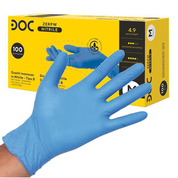 GUANTI NITRILE DOC ZERO POWDER FREE