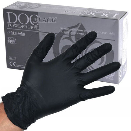 GUANTI NITRILE DOC BLACK POWDER FREE