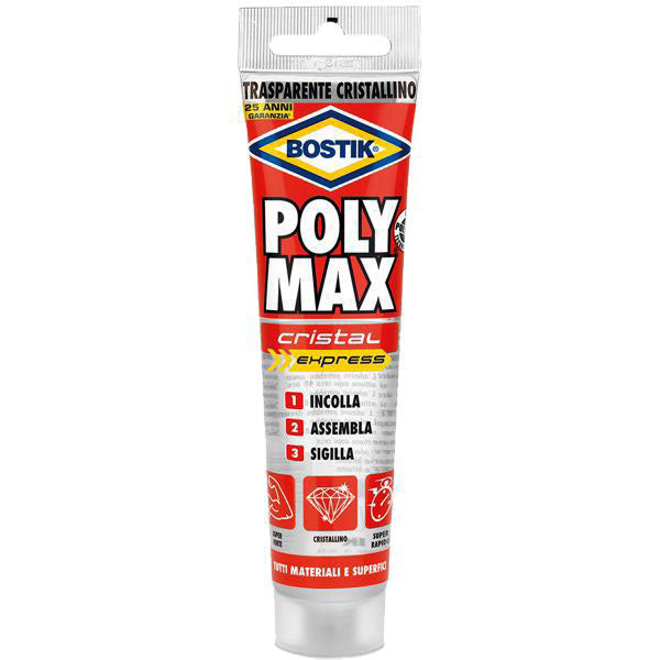 ADESIVO POLY MAX g 115 CRISTAL BOSTIK