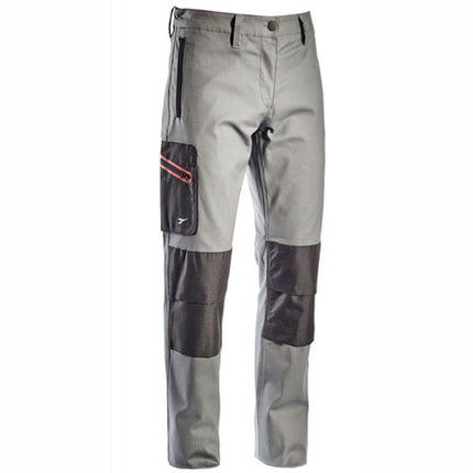 PANTALONE COTONE STRETCH ISO GRIGIO