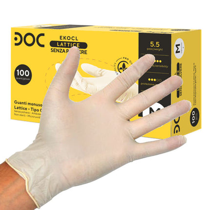 GUANTI LATTICE EKO PLUS POWDER FREE