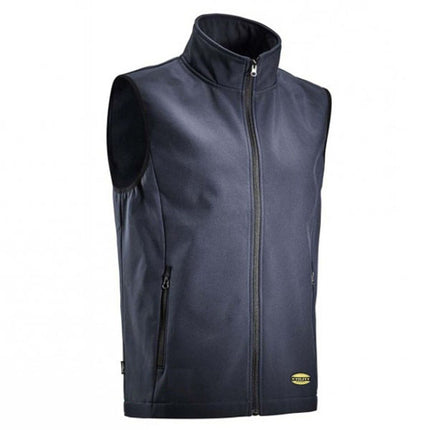 GILET SOFTSHELL WEST LEVEL BLU