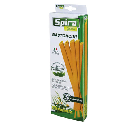 BASTONCINO CITRONELLA Pz 4 SPIRA GREEN