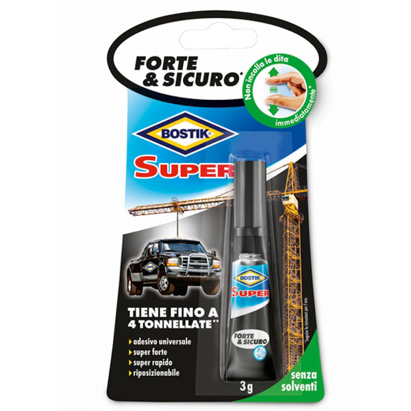 ADESIVO SUPER FORTE&SICURO g 3 BOSTIK