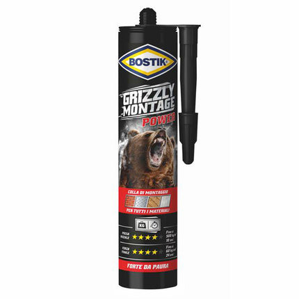 ADESIVO GRIZZLY MONTAGE g 370 CARTUCCIA BOSTIK