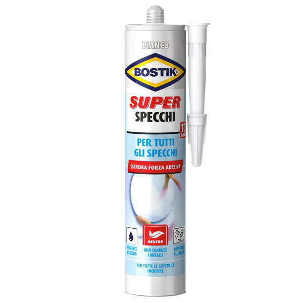 ADESIVO POLIMERICO SPECCHI g 425 BIANCO BOSTIK