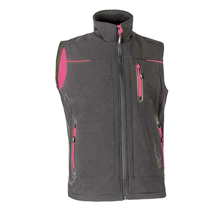 GILET GREY FUCSIA UNIVERSE