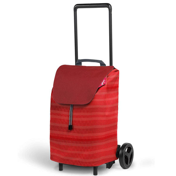 CARRELLO SPESA EASY ROSSO l 40 34x45 h 96 GIMI